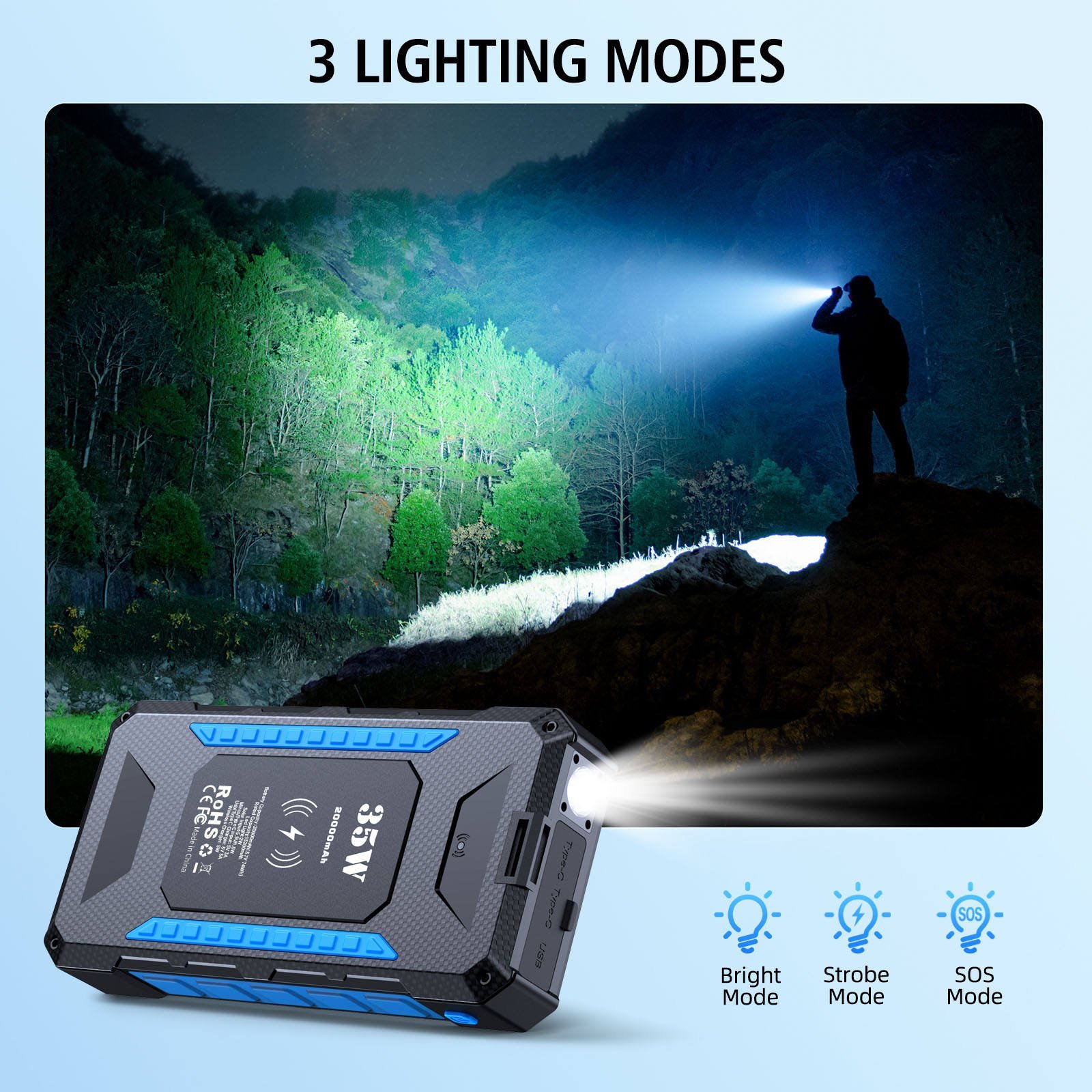 Power Bank Solar 20,000 mAh - Imagen 5